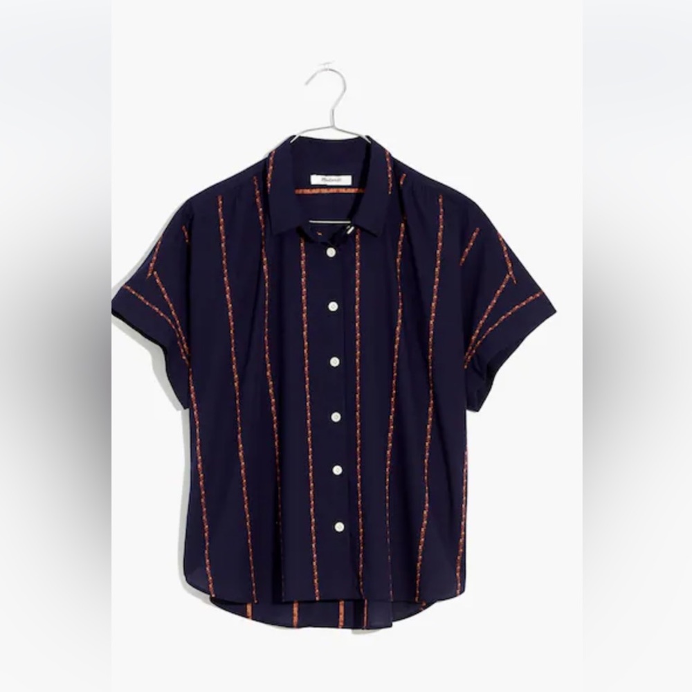 Madewell Navy Hilltop Shirt